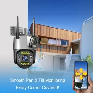 دوربین تحت شبکه دو لنز سیم کارتی OKAM PRO - تصویر 3