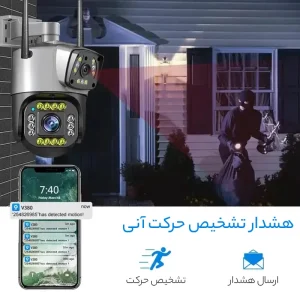 دوربین تحت شبکه دو لنز سیم کارتی OKAM PRO - تصویر 4
